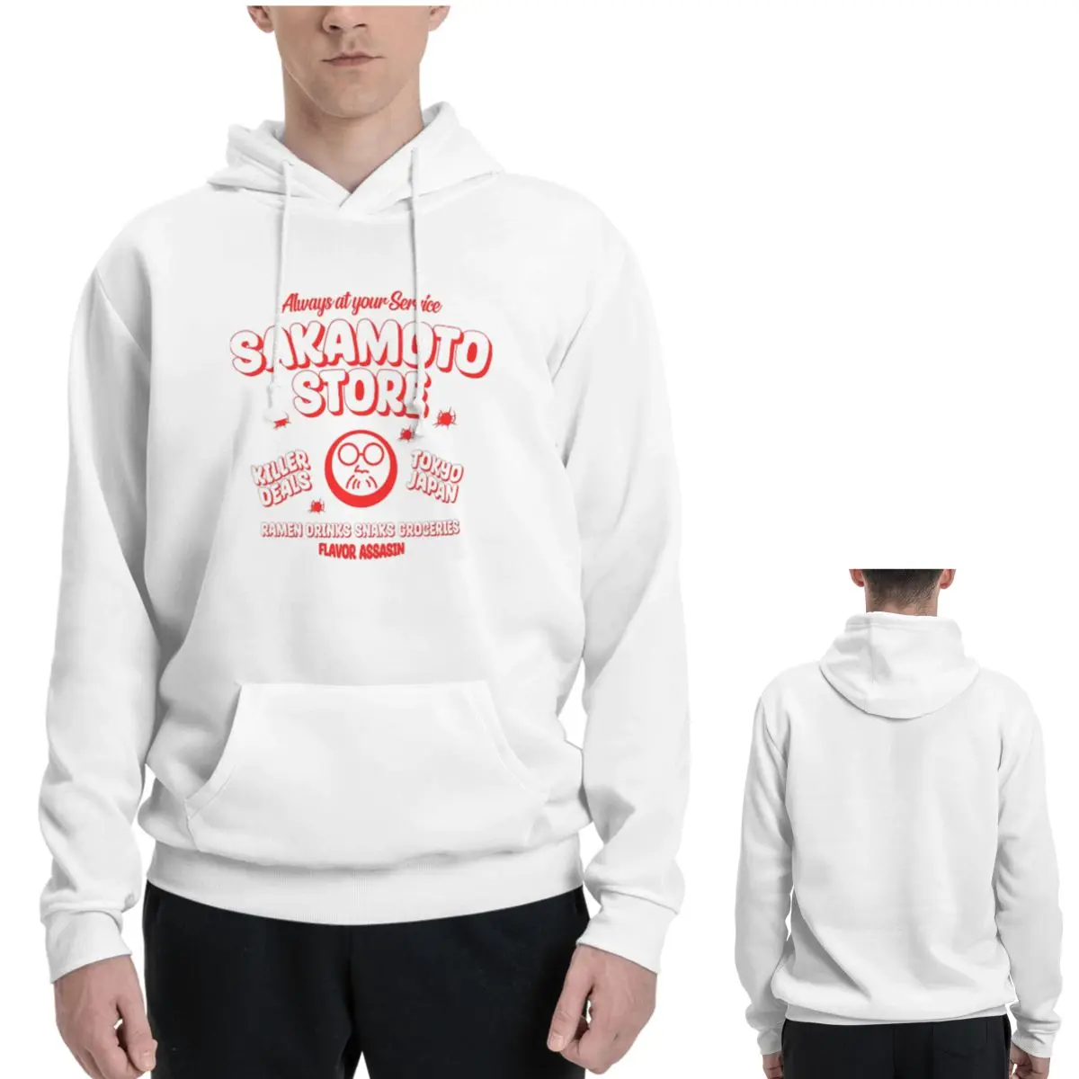 Mens Fashion Store - Sakamoto Days STORE Hoodies Men Women