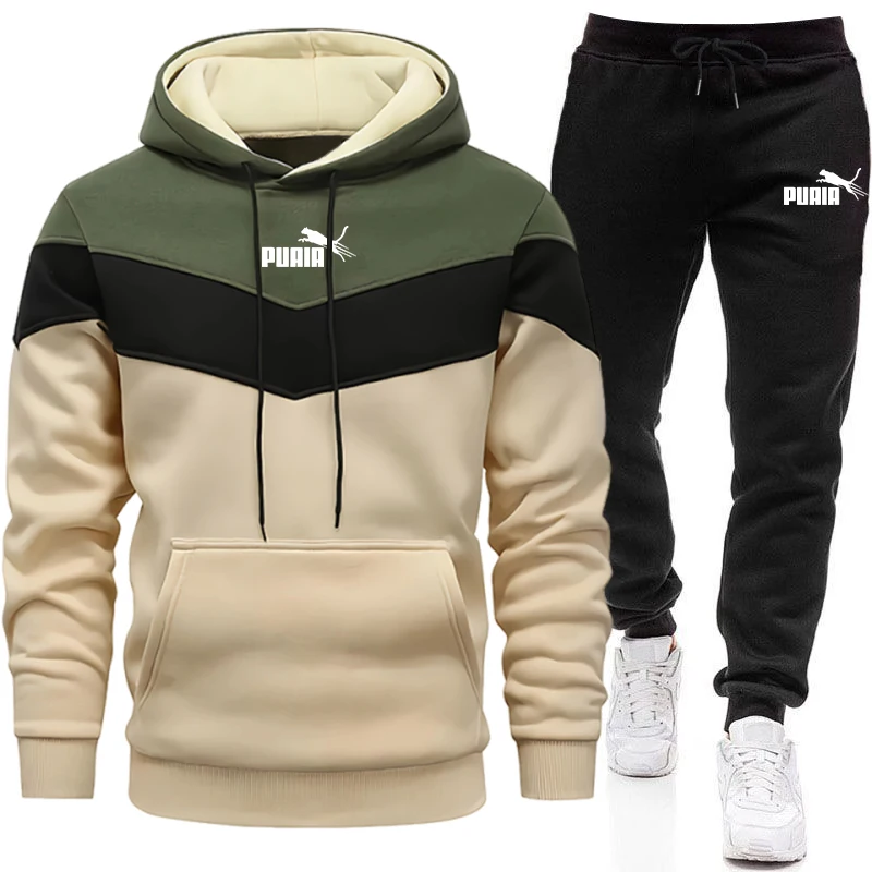 Men'S Fashion Outfits - Men's Set/Hoodie/Pants 2026 Autumn Winter Daily