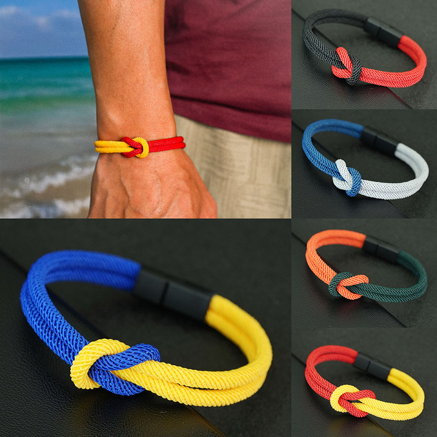 Milan Men'S Fashion - 5 Styles Men Rope Bracelet True