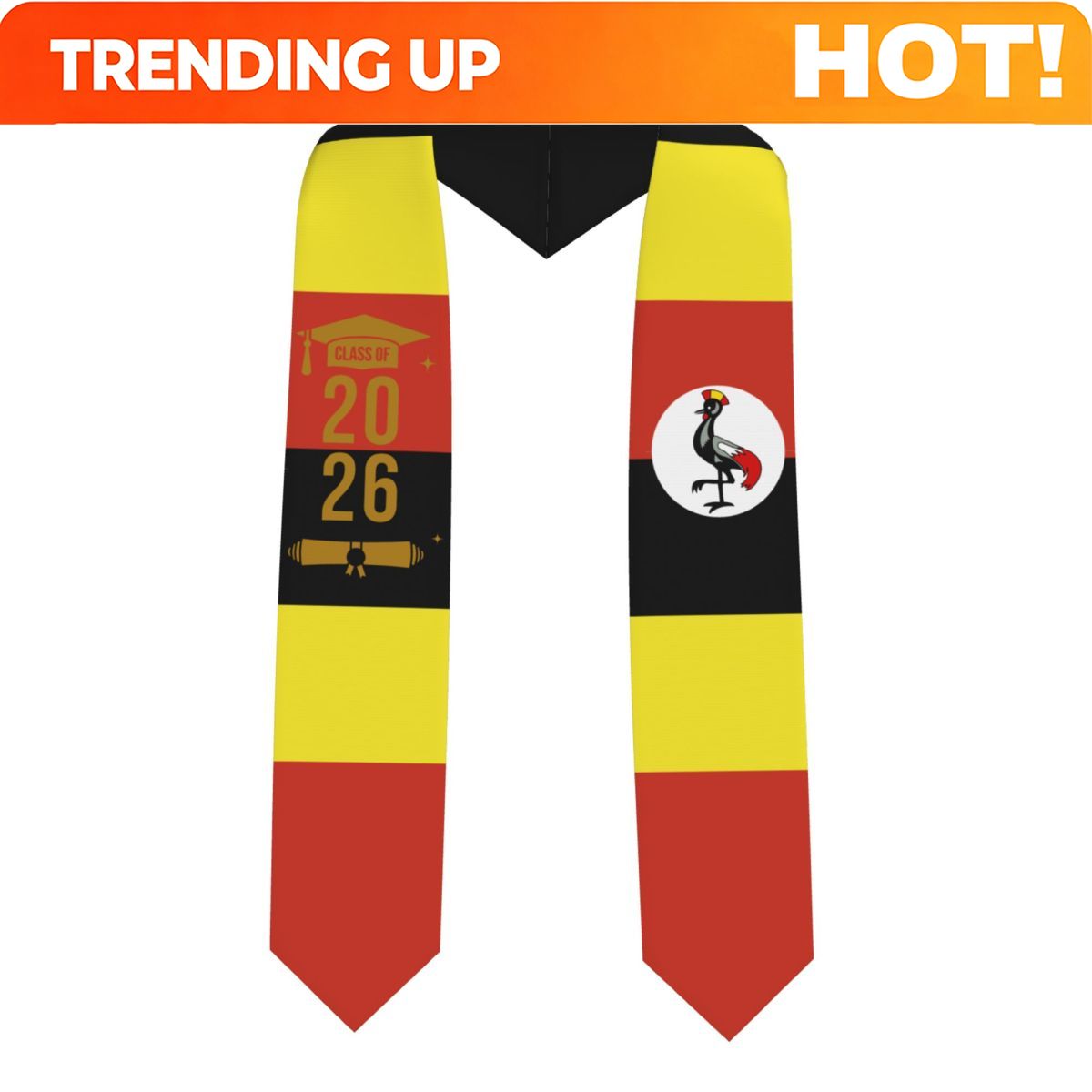 Men Fashion Uganda - Class Of 2026 Uganda Flag Graduation