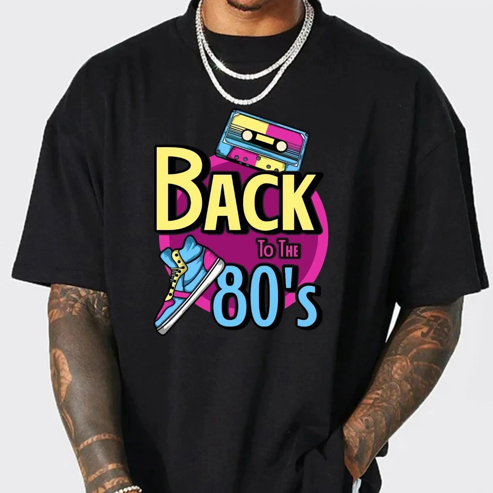 Mens Fashion In 1980S - Back to the 80's Retro T