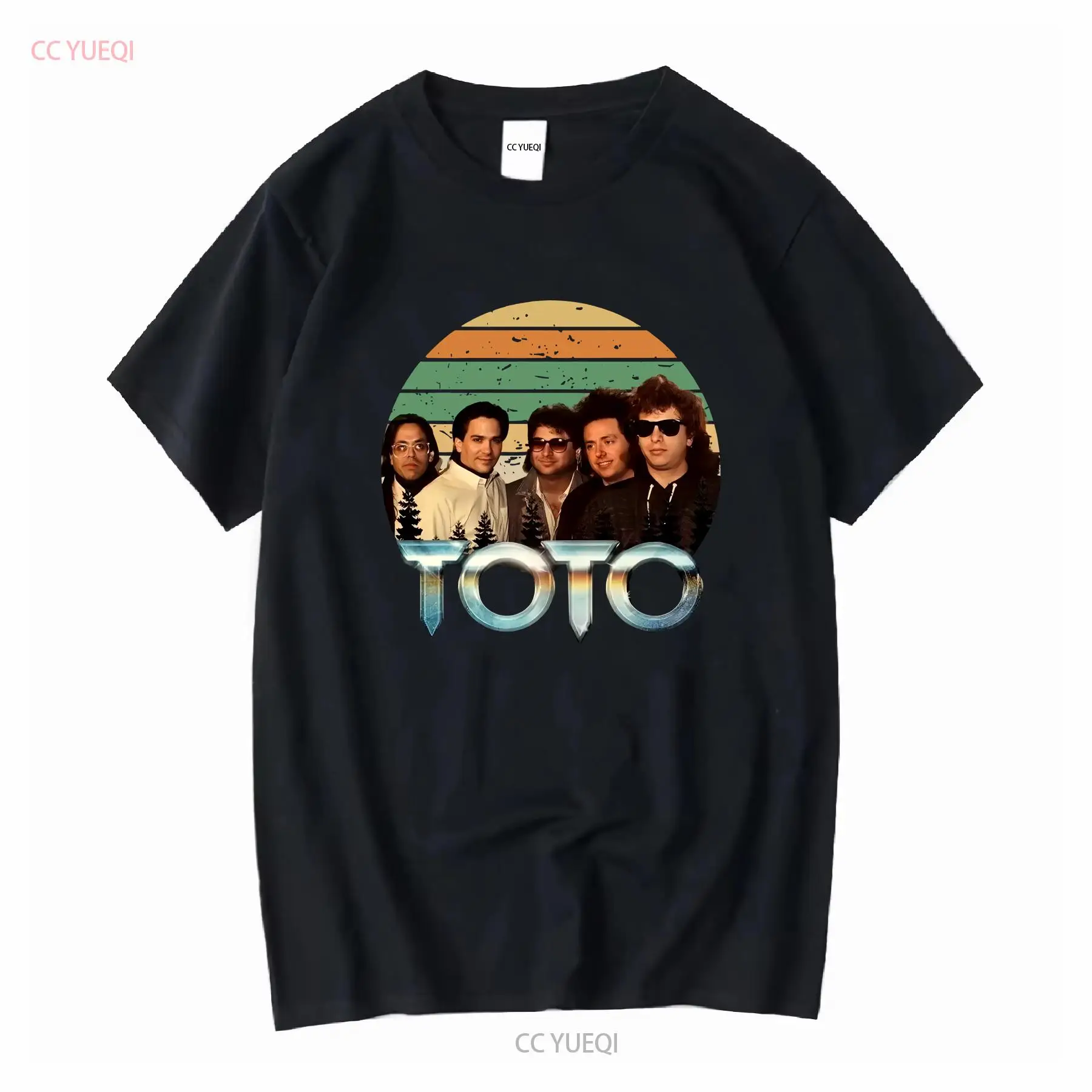 Mens Fashion In 1980S - Toto American Rock Band Vintage T