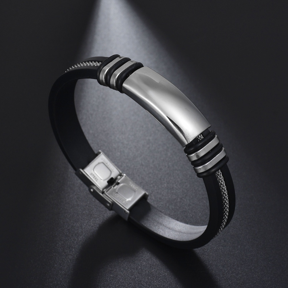 Men'S Fashion Over The Years - Hot Sale Cross Stainless Steel Leather