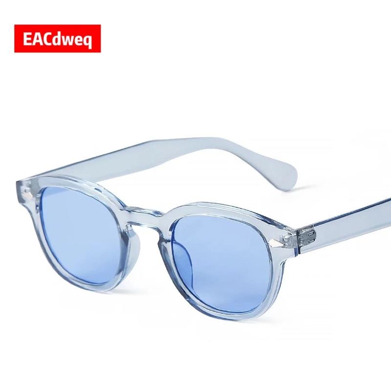 Fashion Transparent Blue Round - Men'S Fashion Glasses ulasan dan harga