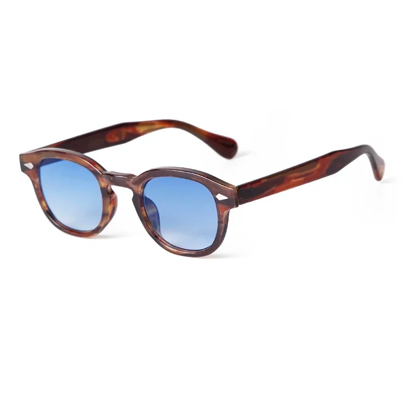Fashion Transparent Blue Round - Men'S Fashion Glasses ulasan dan harga