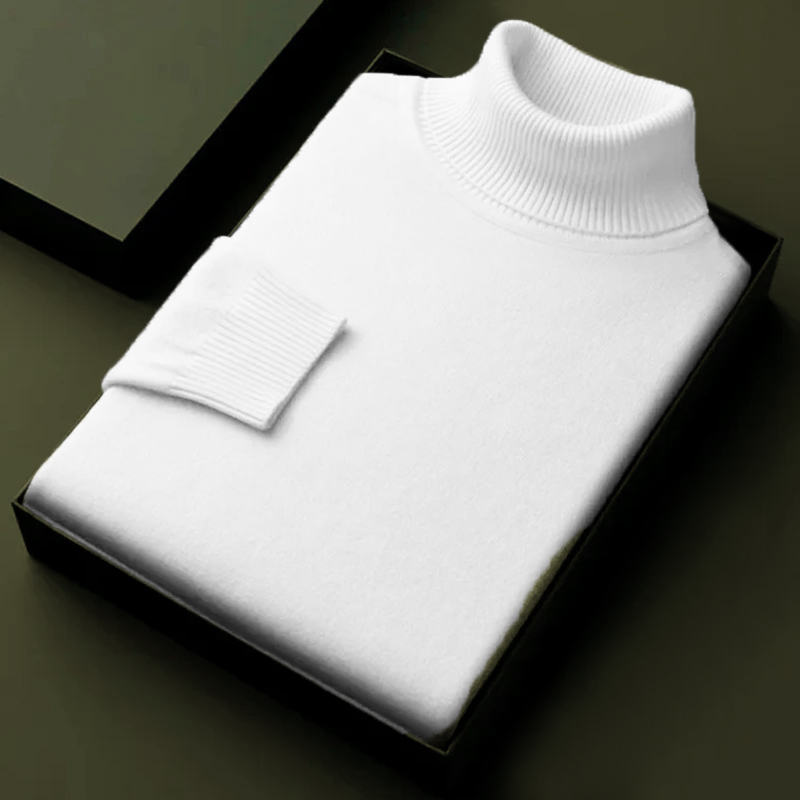 Autumn Mens High Quality Knitt - Turtleneck Sweater Men ulasan dan harga