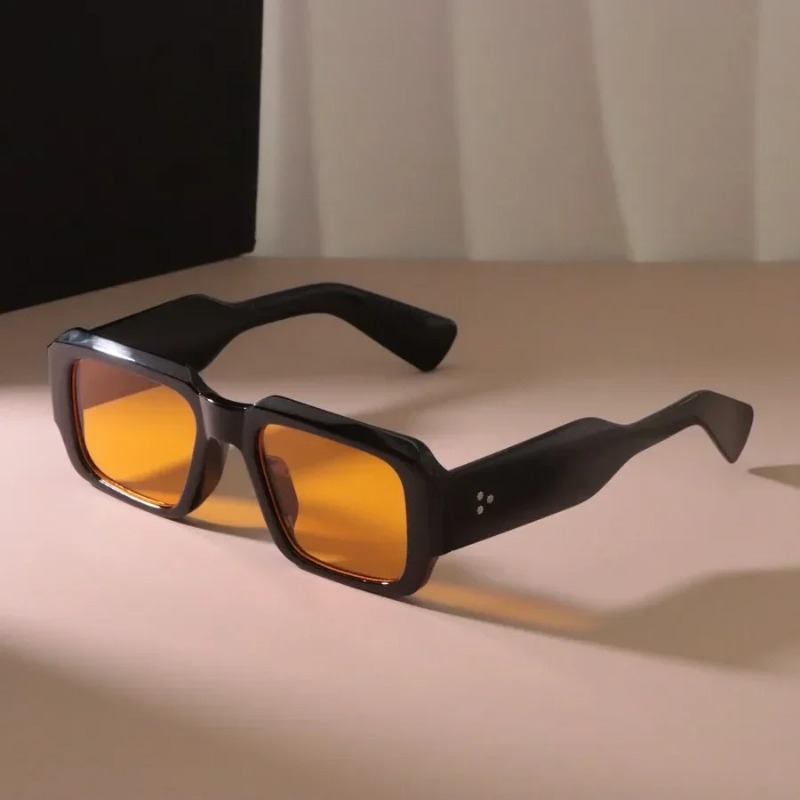 Retro Square Sunglasses Women  - Men'S Fashion Old Money ulasan dan harga