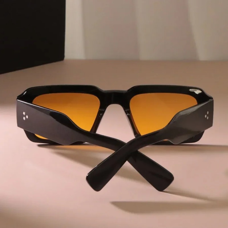 Retro Square Sunglasses Women  - Men'S Fashion Old Money ulasan dan harga