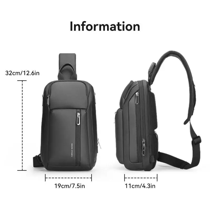 Mark Ryden Multifunctional che - Crossbody Bag Men ulasan dan harga