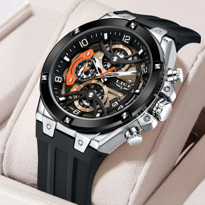 LIGE Simple Fashion Quartz Man - Men'S Fashion Box ulasan dan harga