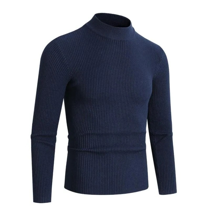 Animal Game Autumn Men's Mock  - Turtleneck Sweater Men ulasan dan harga