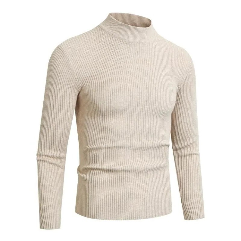 Animal Game Autumn Men's Mock  - Turtleneck Sweater Men ulasan dan harga