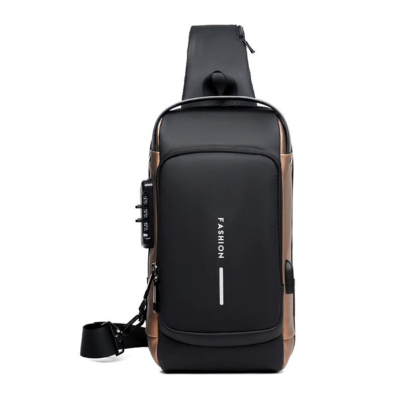 Men Multifunction Anti Theft U - Crossbody Bag Men ulasan dan harga