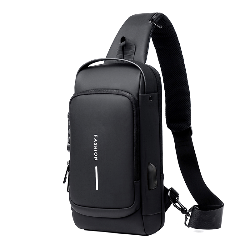 Men Multifunction Anti Theft U - Crossbody Bag Men ulasan dan harga