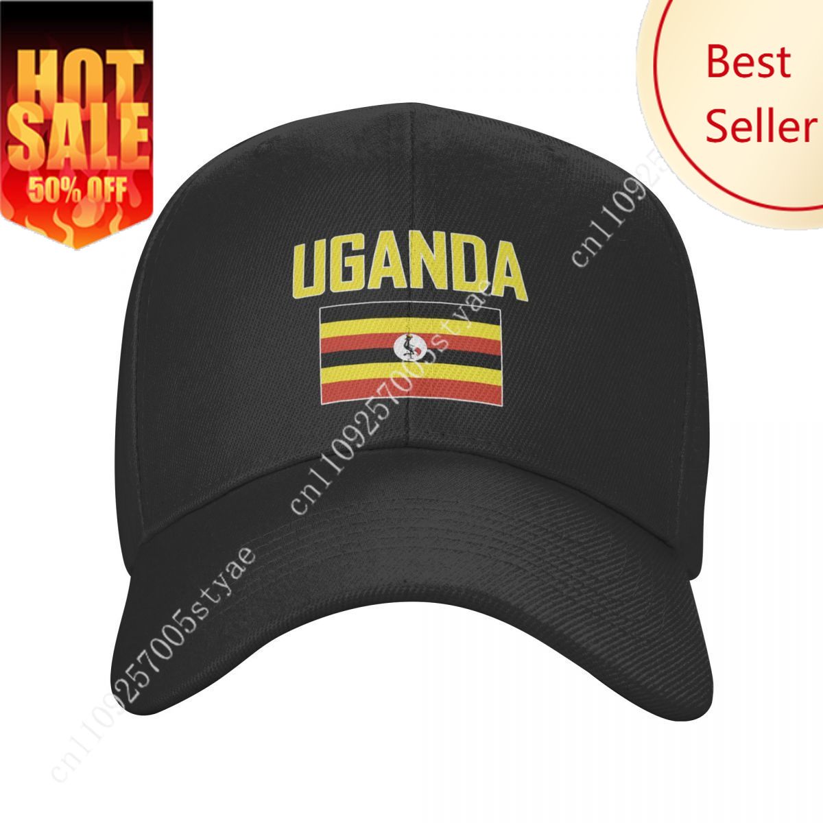 UGANDA Flag Hat Man Woman Base - Men Fashion Uganda ulasan dan harga