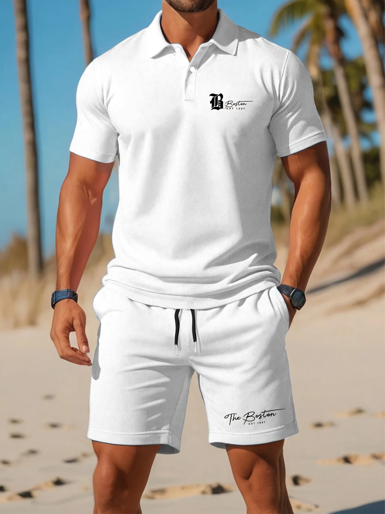 Summer New Men's Polo Shirt Se - Men'S Fashion Outfits ulasan dan harga