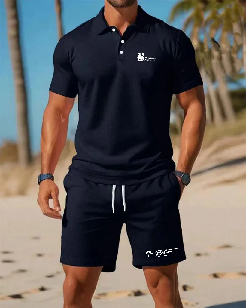Summer New Men's Polo Shirt Se - Men'S Fashion Outfits ulasan dan harga