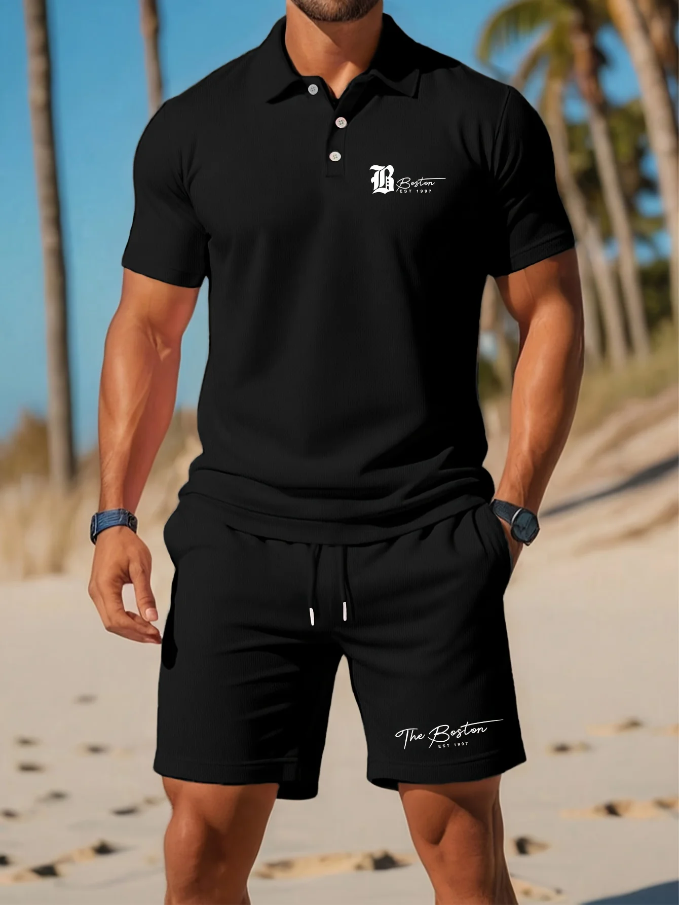 Summer New Men's Polo Shirt Se - Men'S Fashion Outfits ulasan dan harga