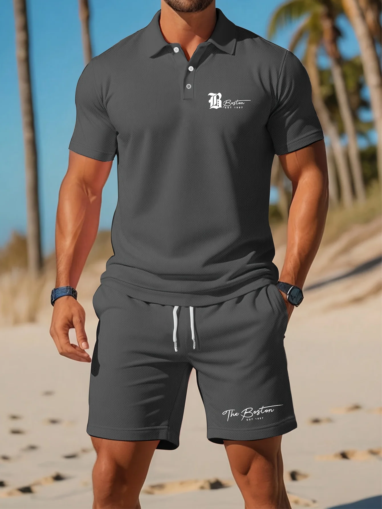 Summer New Men's Polo Shirt Se - Men'S Fashion Outfits ulasan dan harga
