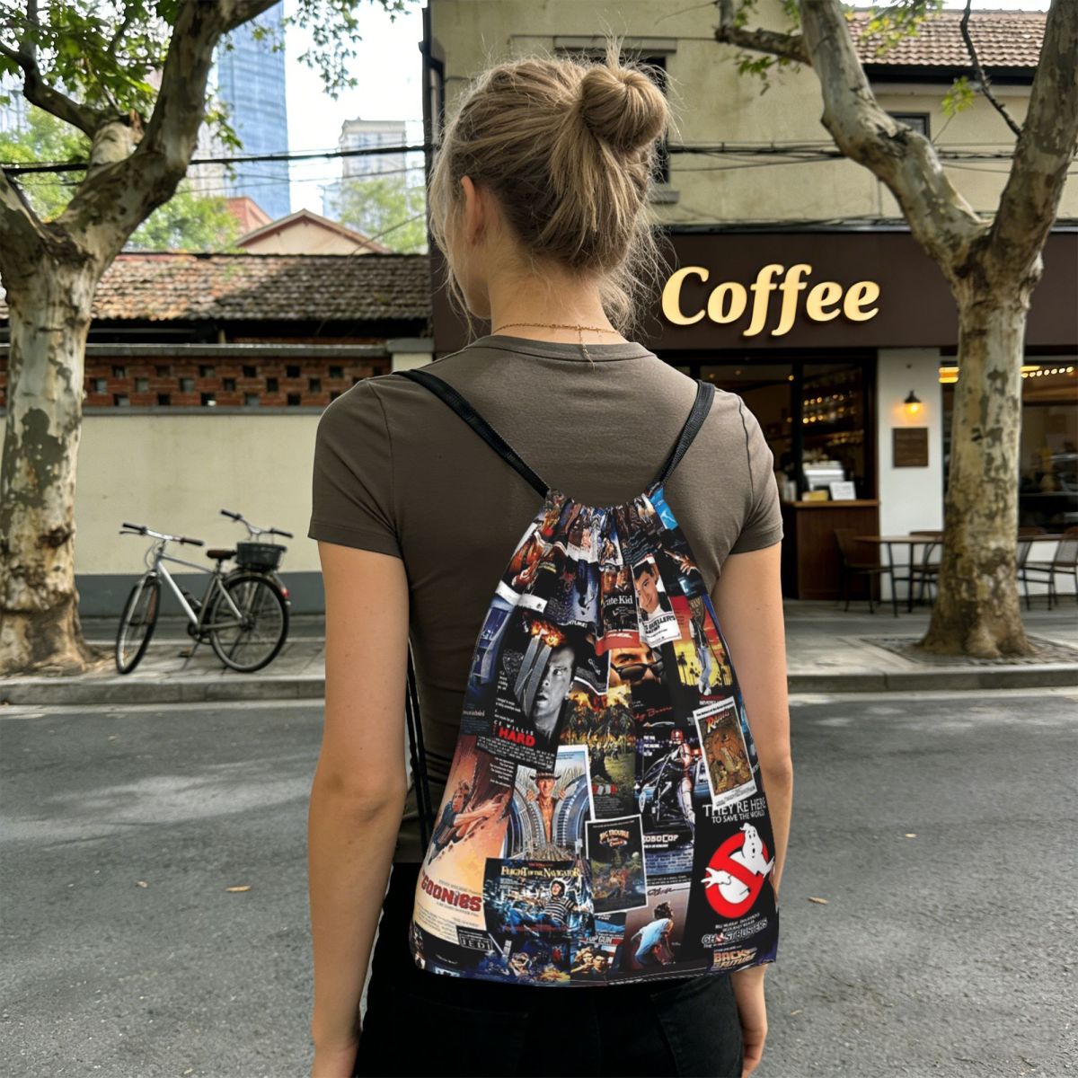 1980s Movie Posters Backpacks  - Mens Fashion In 1980S ulasan dan harga