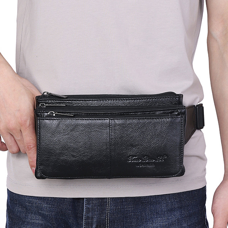 Men Waist Fanny Pack Belt Hip  - Men'S Fashion Box ulasan dan harga