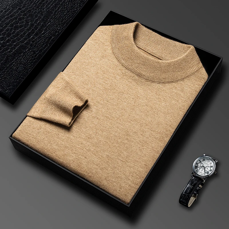 Half Turtleneck Knitwear Sweat - Turtleneck Sweater Men ulasan dan harga