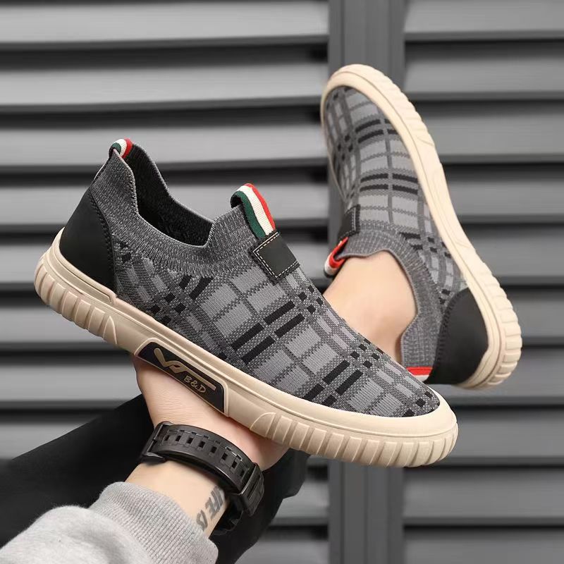 Men's Slip-On Socks Shoes Brea - Casual Sneakers Men ulasan dan harga
