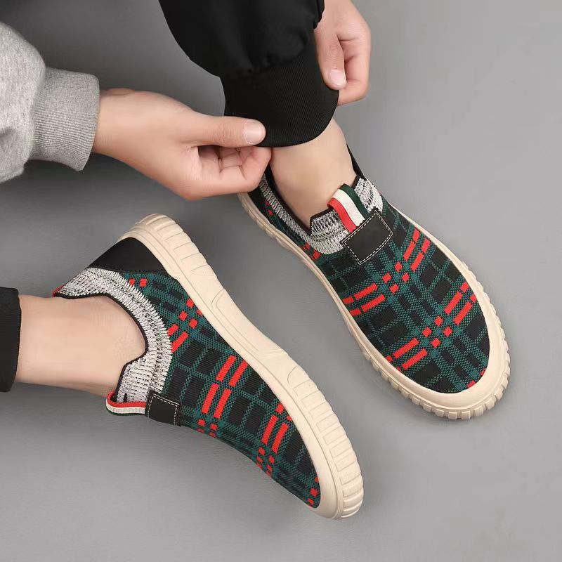 Men's Slip-On Socks Shoes Brea - Casual Sneakers Men ulasan dan harga