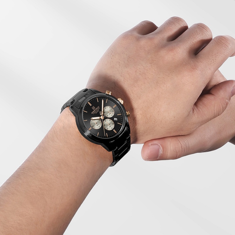 NAVIFORCE Men Quartz Chronogra - Men'S Fashion Box ulasan dan harga