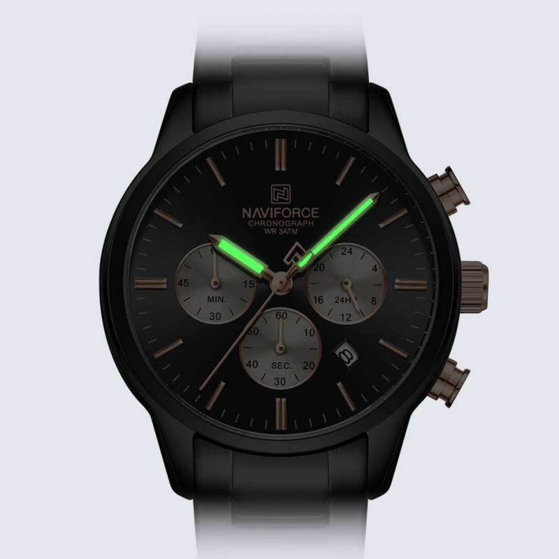 NAVIFORCE Men Quartz Chronogra - Men'S Fashion Box ulasan dan harga