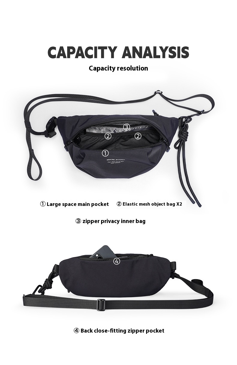 Mark Ryden Waterproof Casual C - Crossbody Bag Men ulasan dan harga