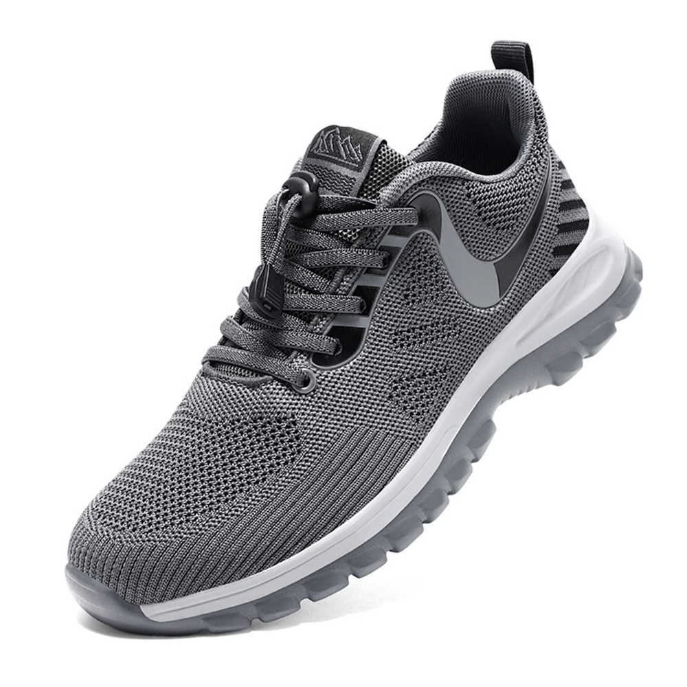 Knit Non-slip Sneakers Man 45  - Casual Sneakers Men ulasan dan harga