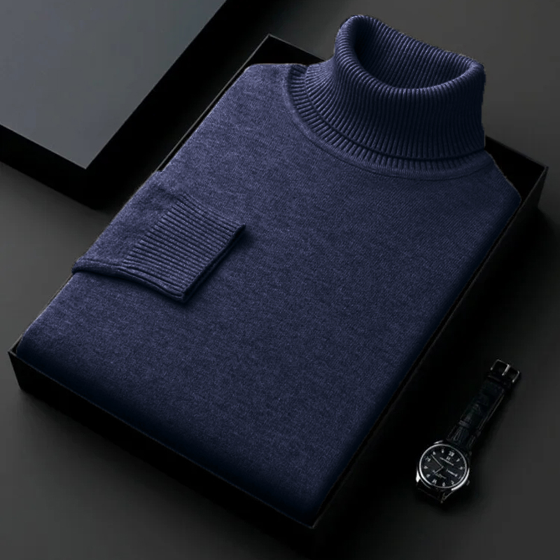 Sweatwear Mens Anti-pilling Hi - Turtleneck Sweater Men ulasan dan harga