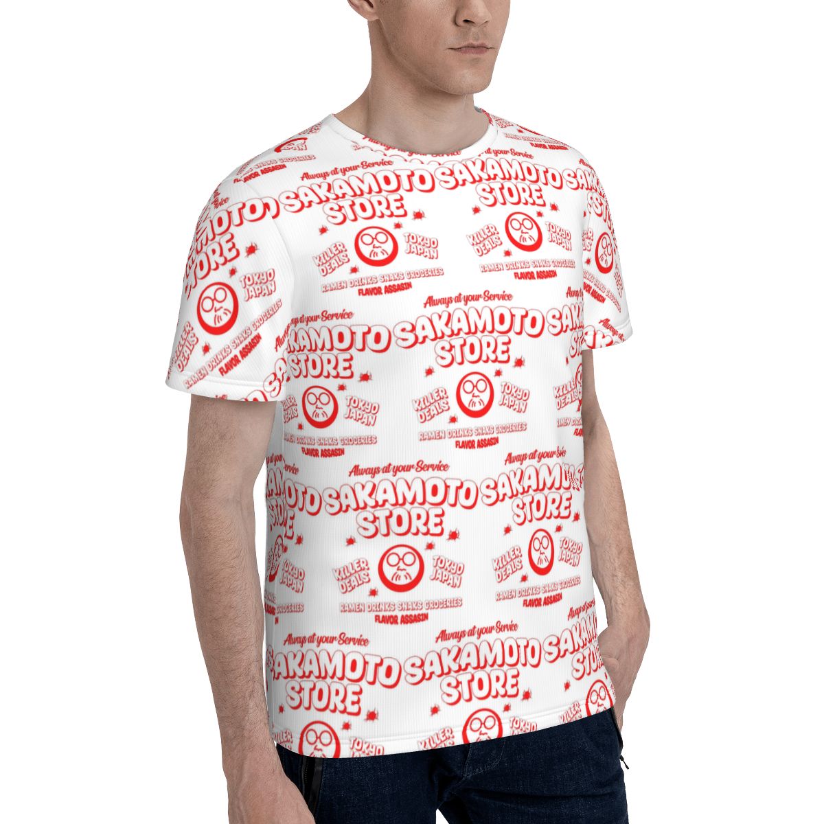 Sakamoto Days STORE T-Shirt fo - Mens Fashion Store ulasan dan harga