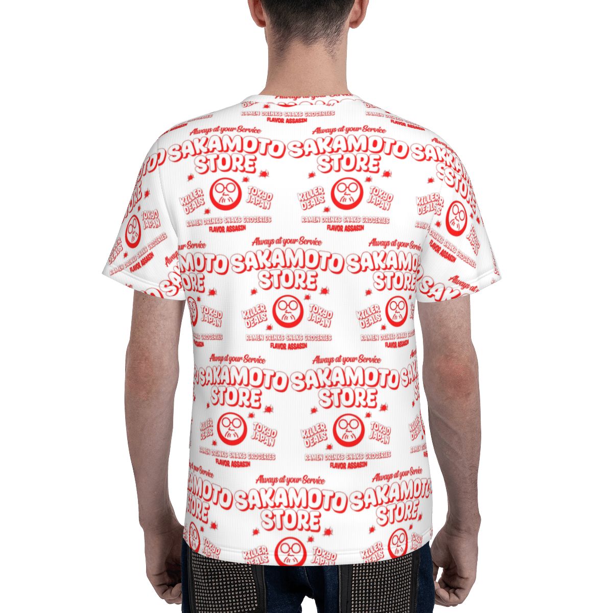 Sakamoto Days STORE T-Shirt fo - Mens Fashion Store ulasan dan harga