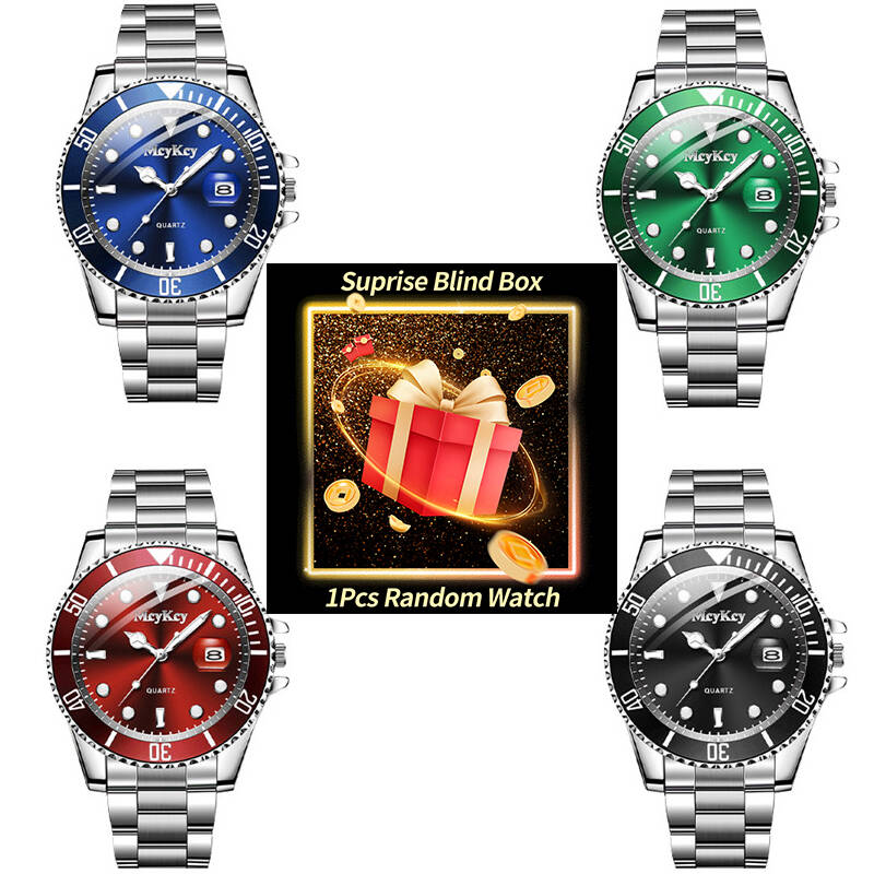 1PC Surprise Mystery Watch Bli - Men'S Fashion Box ulasan dan harga