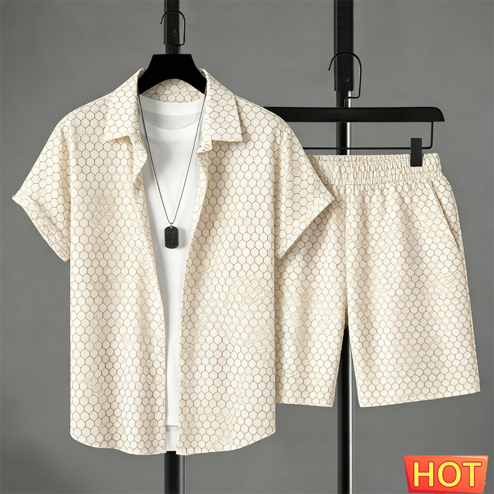 Summer Outfits Man Shirt Set G - Men'S Fashion Outfits ulasan dan harga
