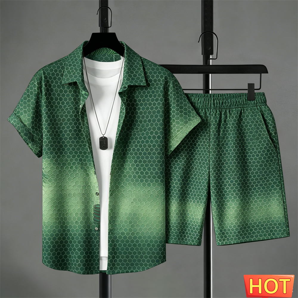 Summer Outfits Man Shirt Set G - Men'S Fashion Outfits ulasan dan harga