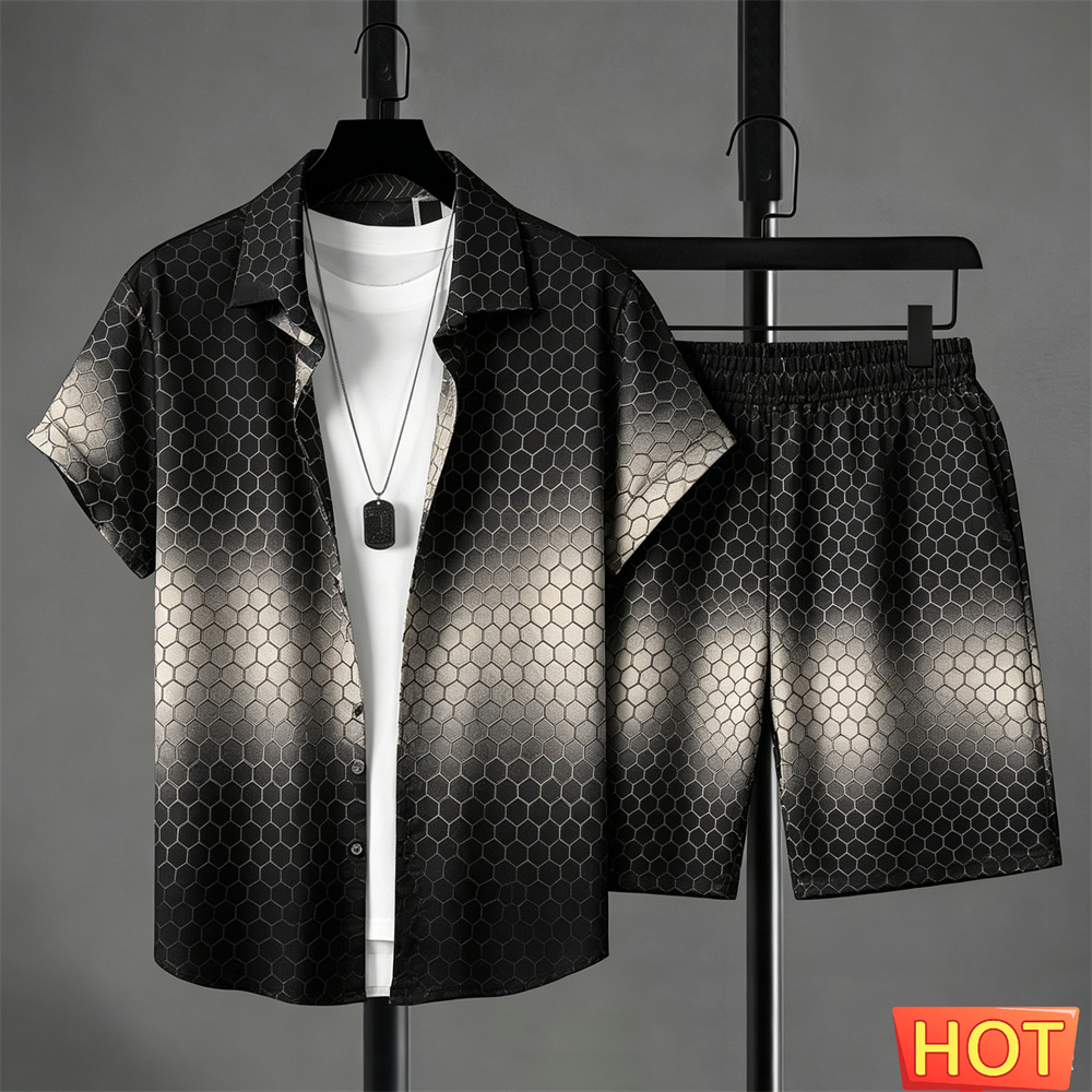Summer Outfits Man Shirt Set G - Men'S Fashion Outfits ulasan dan harga