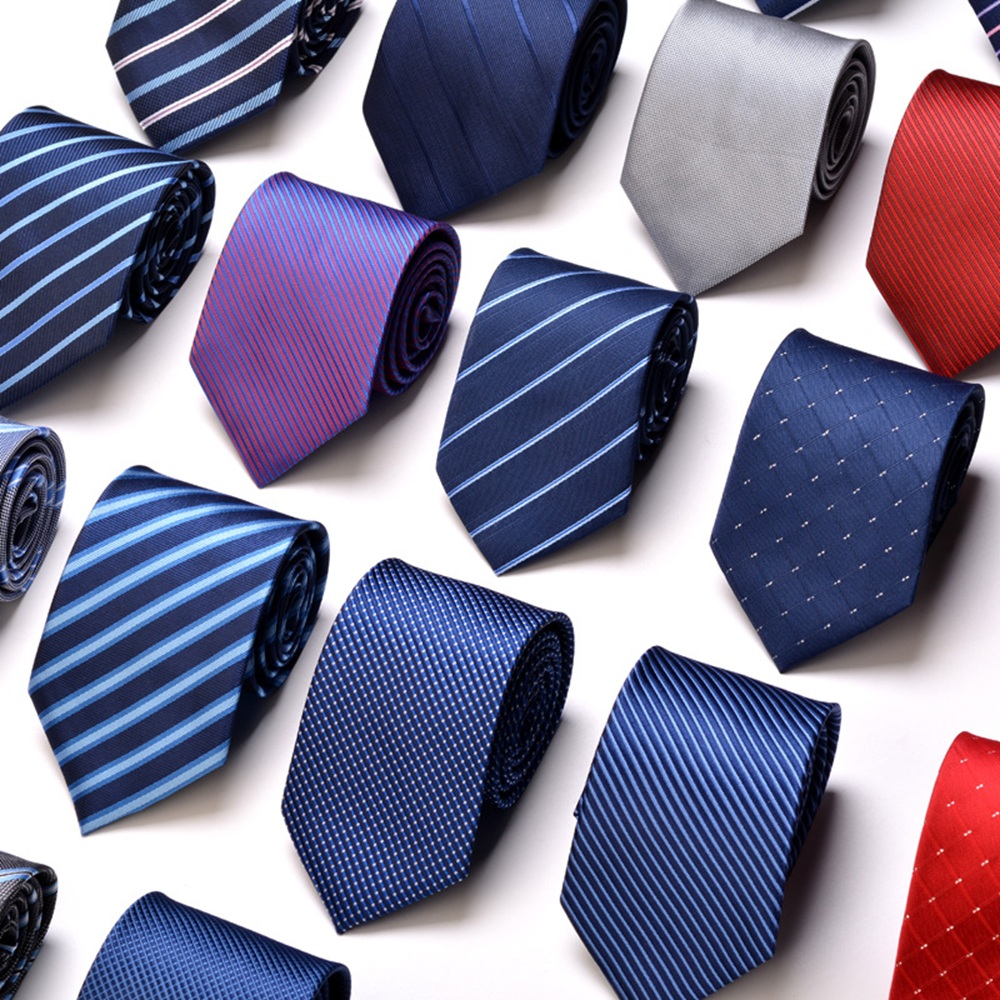 Classic Stripe Necktie Men Bus - Mens Fashion Dress Shirts ulasan dan harga