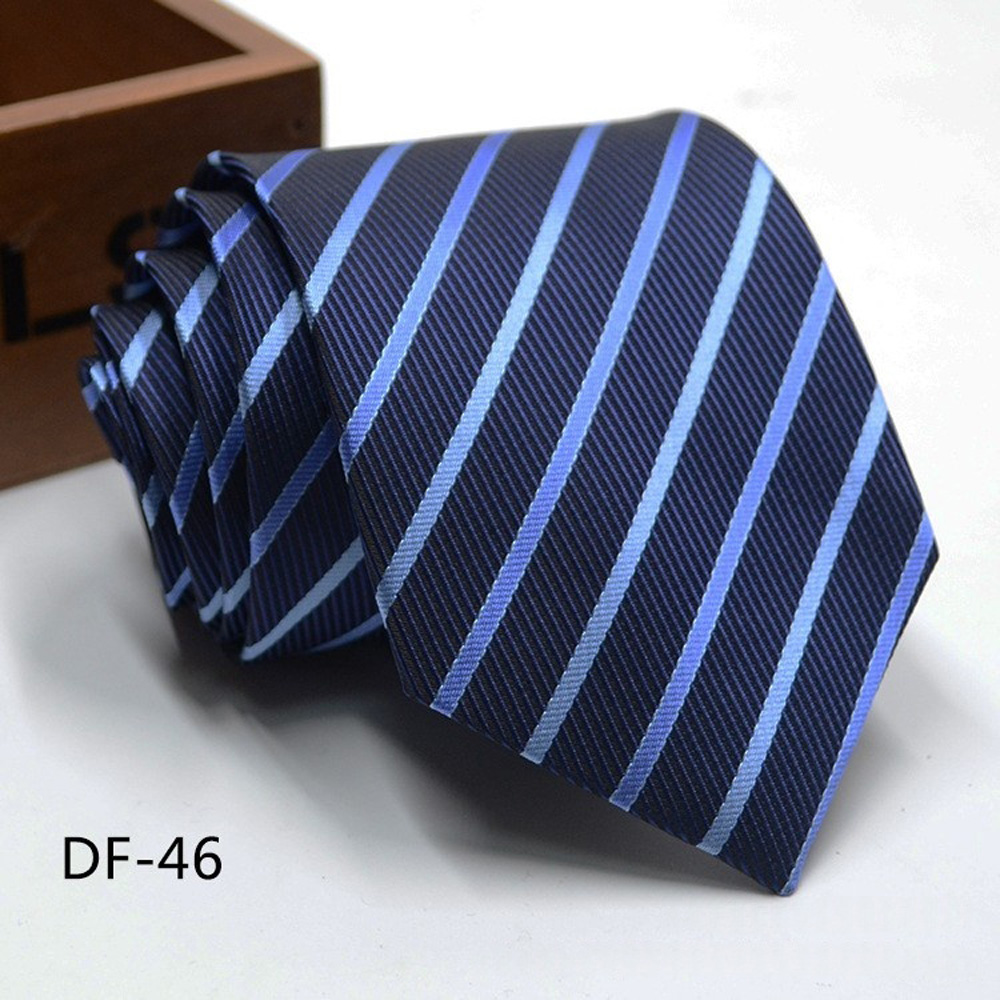 Classic Stripe Necktie Men Bus - Mens Fashion Dress Shirts ulasan dan harga