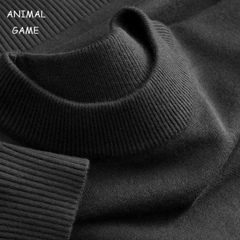 Mens Casual Mock Turtleneck T- - Turtleneck Sweater Men ulasan dan harga