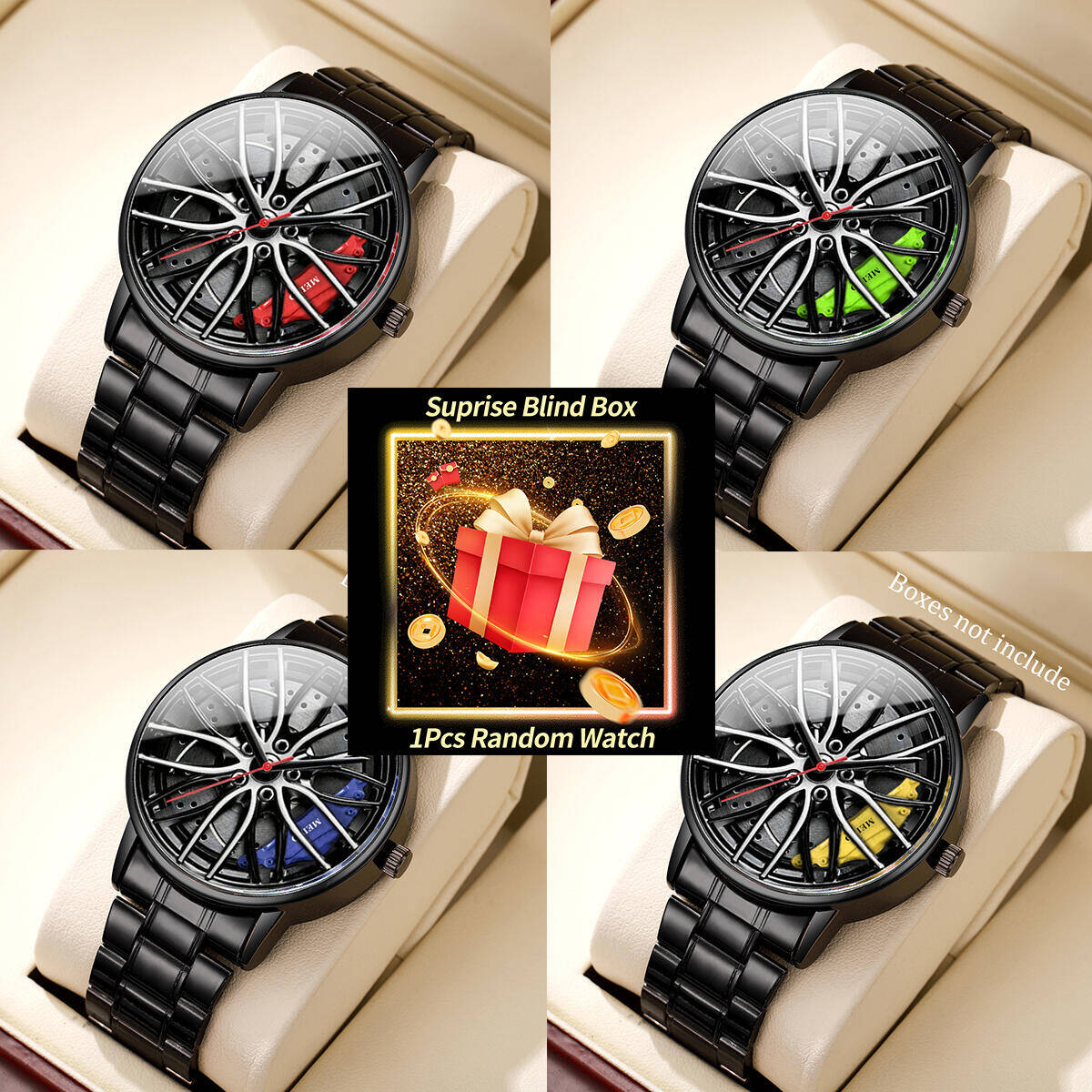 1PC Surprise Mystery Watch Bli - Men'S Fashion Box ulasan dan harga