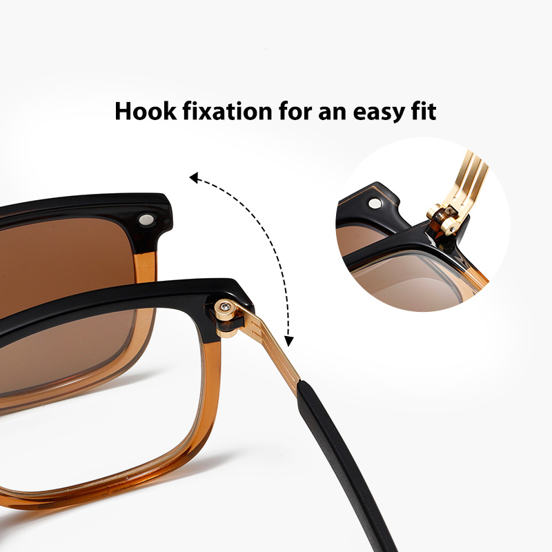 Sun Glasses Clip On Polarized  - Men'S Fashion Glasses ulasan dan harga