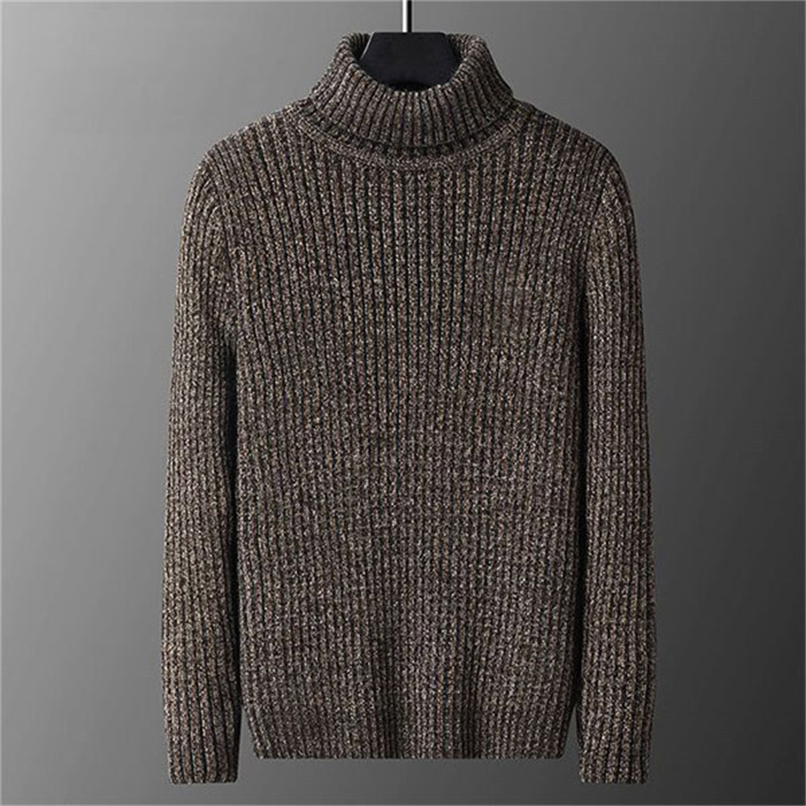 2026 New Men's Thick Warm Swea - Turtleneck Sweater Men ulasan dan harga