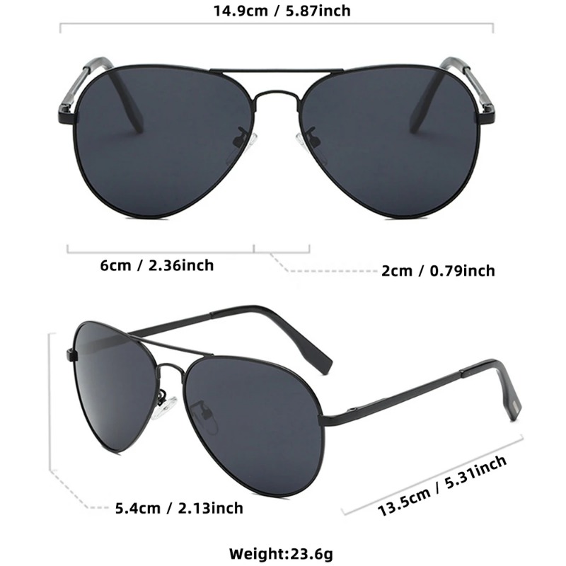 Classic Big Pilot Sunglasses M - Men'S Fashion Glasses ulasan dan harga