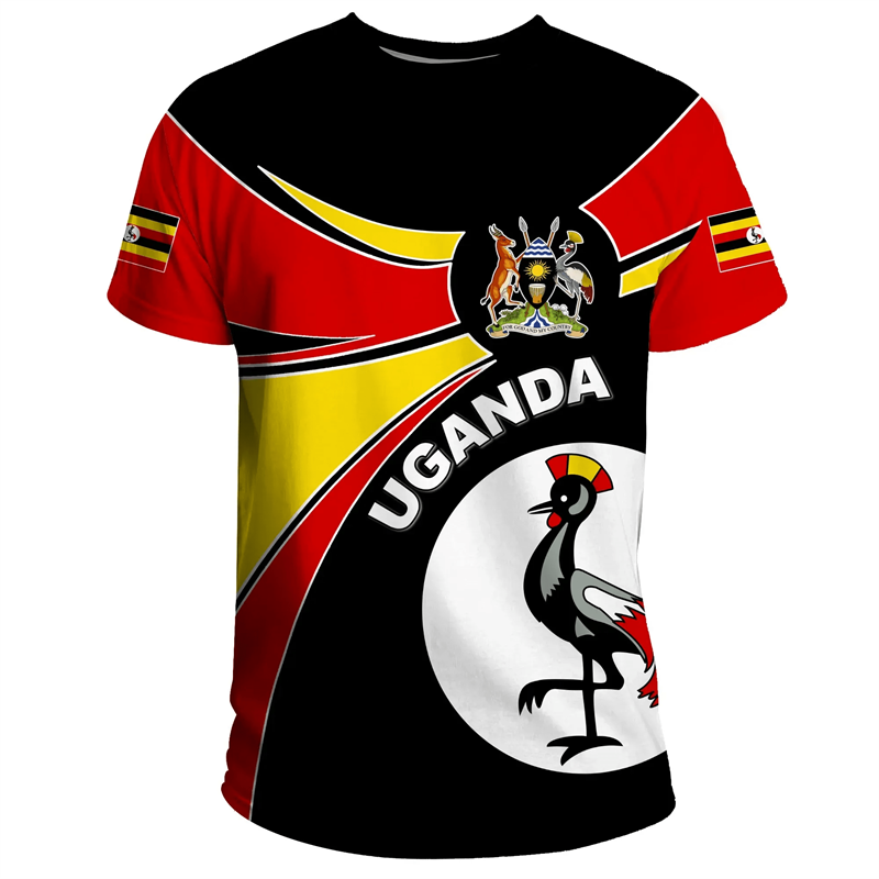 Fashion 3D Printed Uganda T Sh - Men Fashion Uganda ulasan dan harga