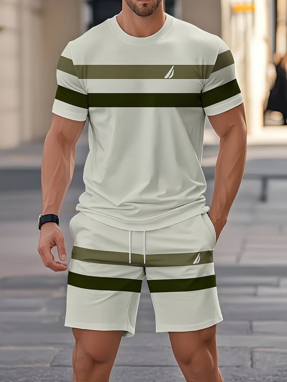 Men's Summer Sets Funny 3D Str - Mens Fashion Ideas ulasan dan harga