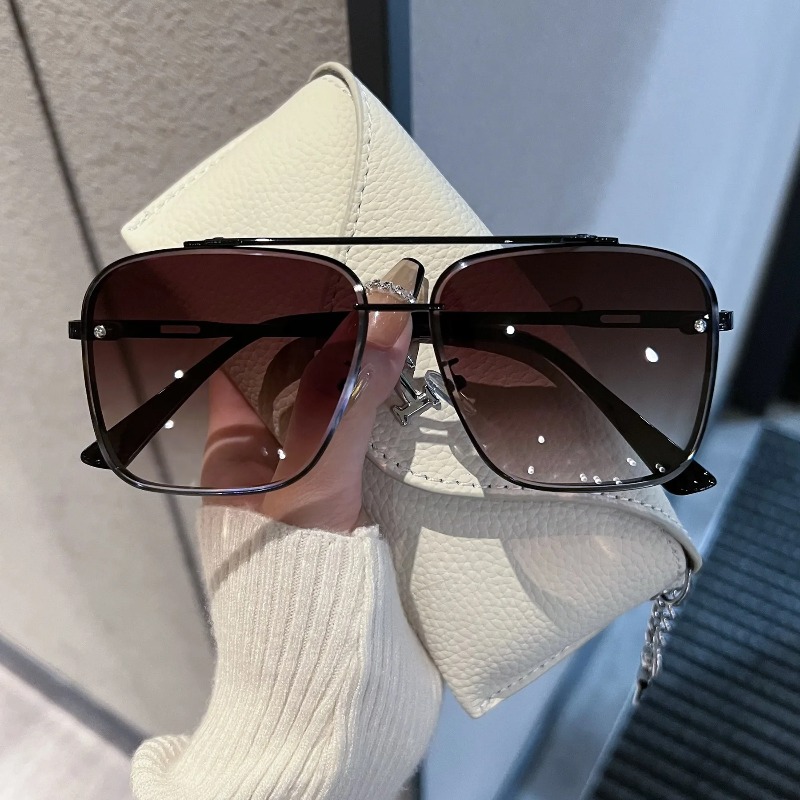 Square Sunglasses Men Metail F - Men'S Fashion Glasses ulasan dan harga