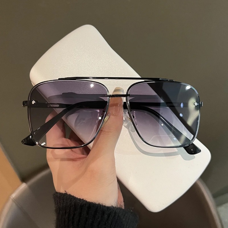 Square Sunglasses Men Metail F - Men'S Fashion Glasses ulasan dan harga